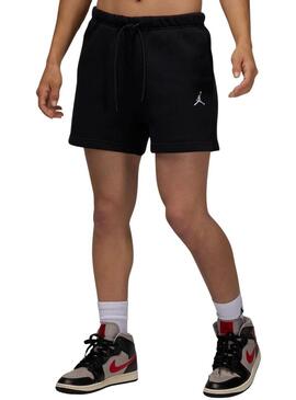Shorts Jordan Brooklyn neri per bambina
