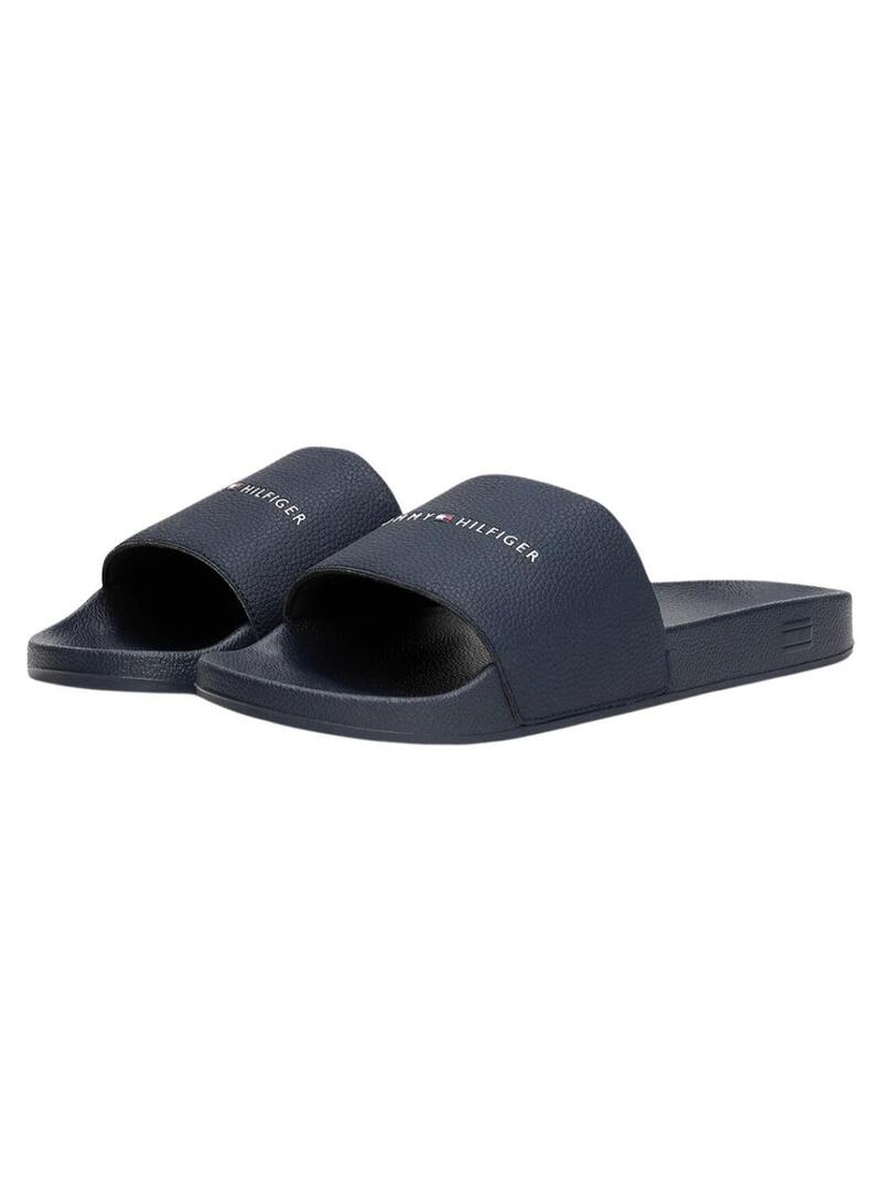 Sandali Tommy Hilfiger NYC blu scuro per uomo.