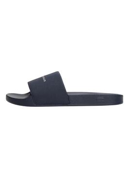 Sandali Tommy Hilfiger NYC blu scuro per uomo.