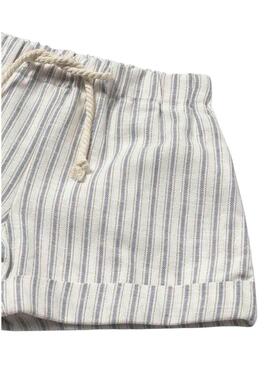 Set Mayoral camicia e pantaloncini a righe per neonato