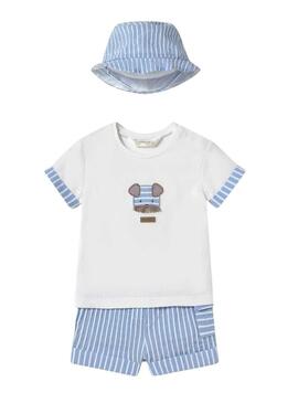Set Mayoral blu per bambini