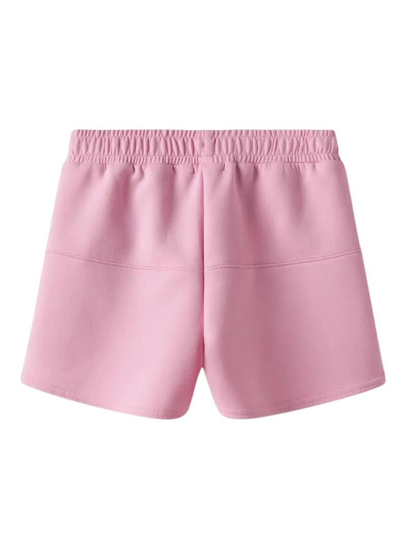 Pantaloni corti Name It Jugel rosa per ragazza