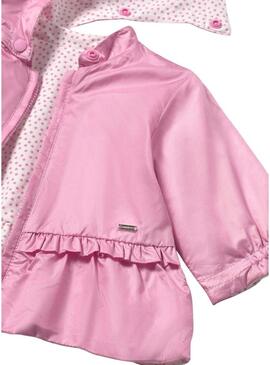 Anorak Name It reversibile rosa per ragazza