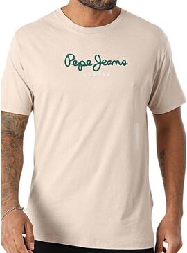 T-Shirt Pepe Jeans Eggo Blu Navy per Uomo