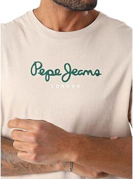 T-Shirt Pepe Jeans Eggo Blu Navy per Uomo