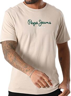 T-Shirt Pepe Jeans Eggo Blu Navy per Uomo