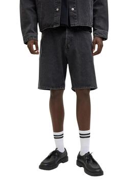 Bermudas Jack and Jones Tony denim grigio per uomo