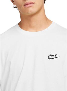 Maglietta Nike Sportswear Club bianca per uomo