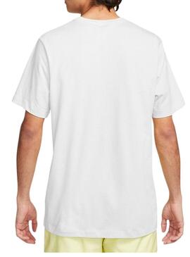 Maglietta Nike Sportswear Club bianca per uomo