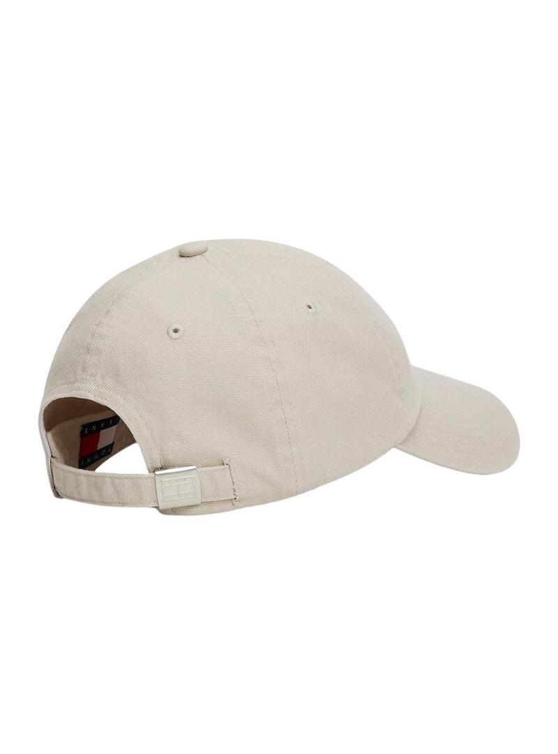 Cappello Tommy Jeans The Heritage beige per donna