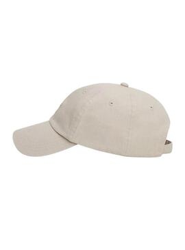Cappello Tommy Jeans The Heritage beige per donna