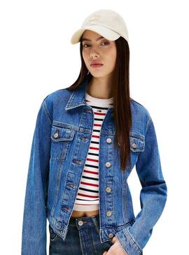 Cappello Tommy Jeans The Heritage beige per donna