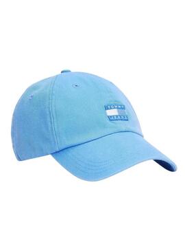 Cappello Tommy Jeans The Heritage blu per donna