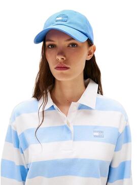 Cappello Tommy Jeans The Heritage blu per donna