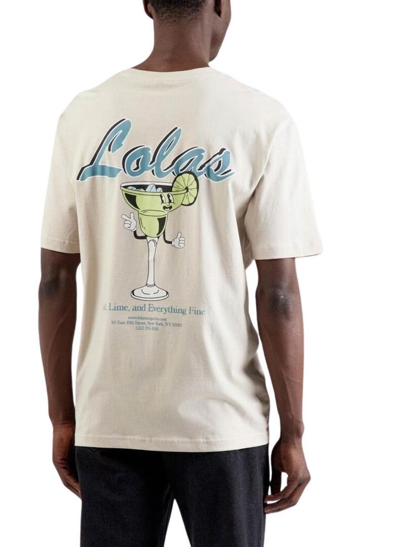 Maglietta Only and Sons Keane beige per uomo