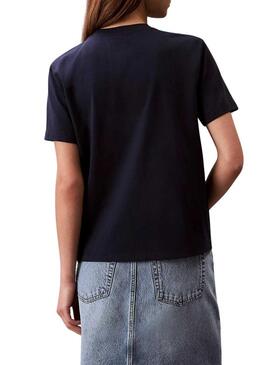 Maglietta Calvin Klein Jeans Hero blu per donna