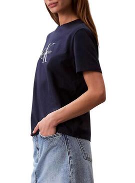 Maglietta Calvin Klein Jeans Hero blu per donna
