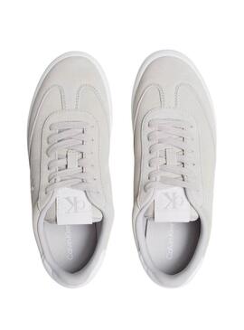 Scarpe da ginnastica Calvin Klein Jeans Classic Cupsole beige per donna