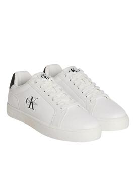 Scarpe da ginnastica Calvin Klein Jeans Classic Cupsole bianche da uomo