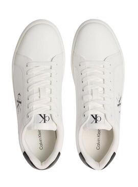 Scarpe da ginnastica Calvin Klein Jeans Classic Cupsole bianche da uomo