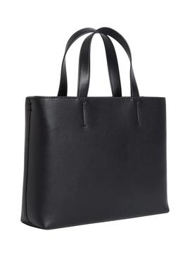 Borsa Calvin Klein Jeans Mini Tote nera per donna