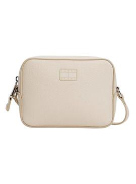 Borsa Tommy Jeans Must Camera beige per donna