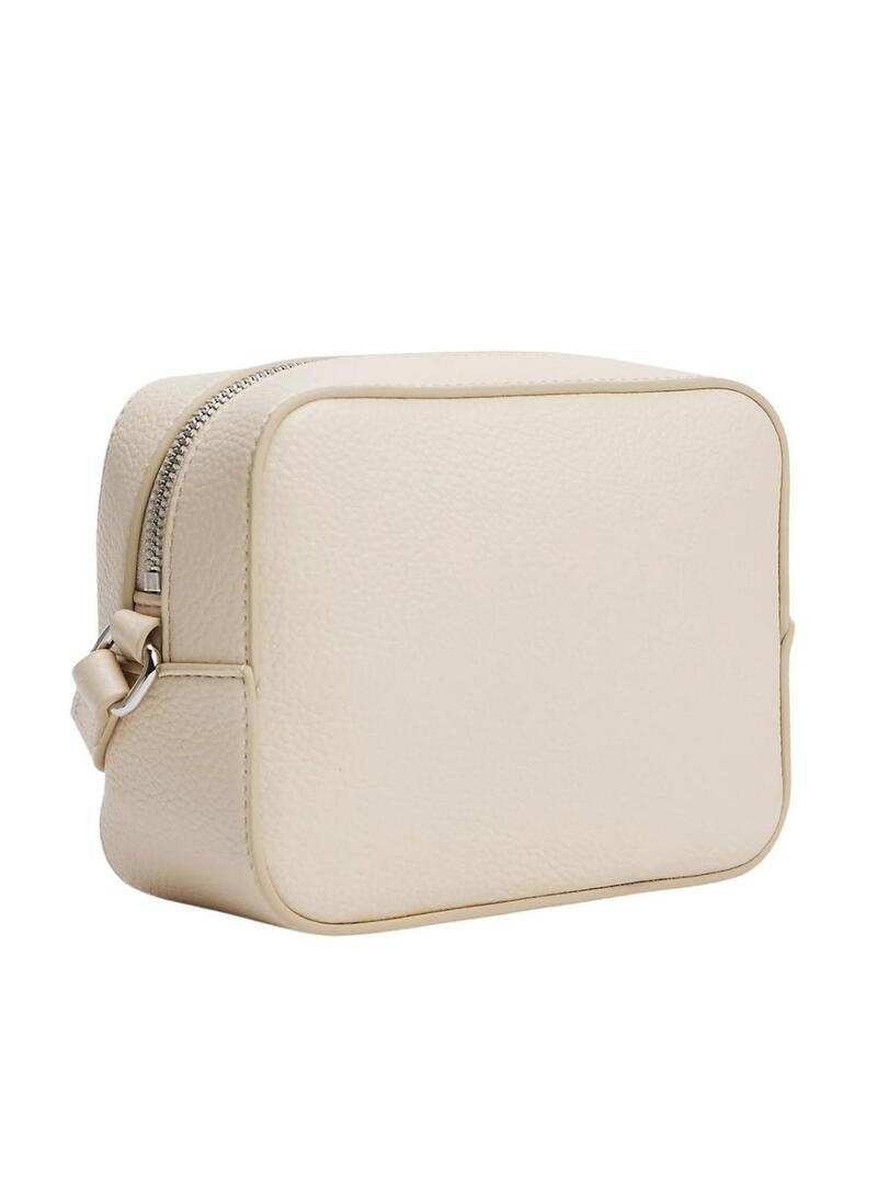 Borsa Tommy Jeans Must Camera beige per donna