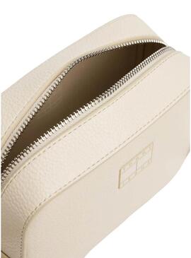 Borsa Tommy Jeans Must Camera beige per donna
