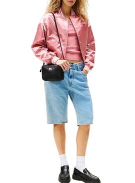 Borsa Tommy Jeans Must Camera nera per donna