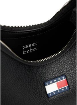 Borsa Tommy Jeans Must Shoulder nera per donna