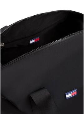 Borsa Tommy Jeans Urban Duffle nera da sport per donna e uomo