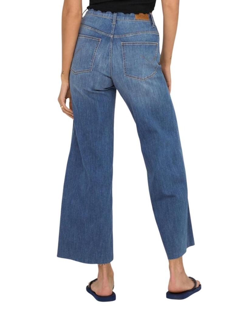 Pantaloni in denim blu Only Ann-Madison per donna.