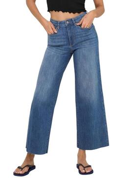 Pantaloni in denim blu Only Ann-Madison per donna.