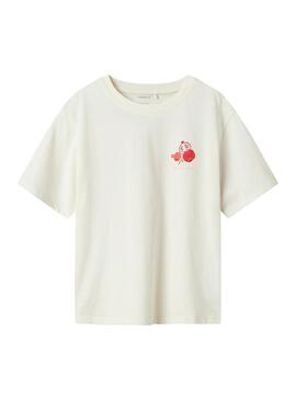 Maglia Name It Kassandra beige per bambina.
