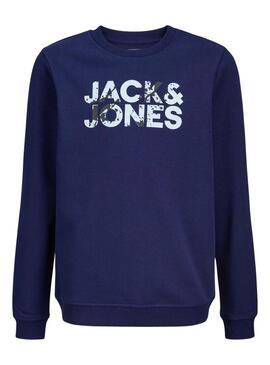 Felpa Jack and Jones Styd blu per bambino