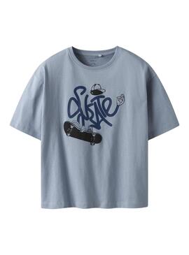 Maglietta Name It Leroy blu per bambino