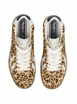 Scarpe Pepe Jeans Ball Top animal print per donna