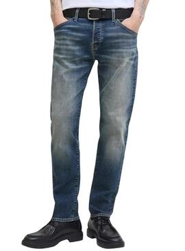 Pantaloni in denim scuro Jack and Jones Mike per uomo