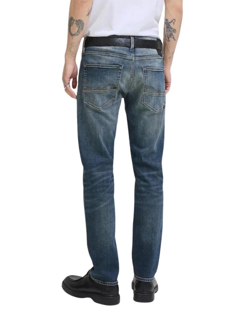 Pantaloni in denim scuro Jack and Jones Mike per uomo