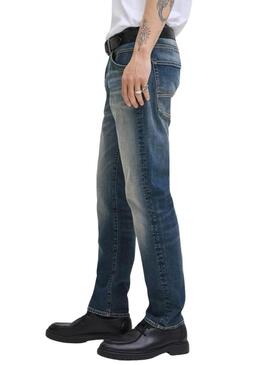 Pantaloni in denim scuro Jack and Jones Mike per uomo