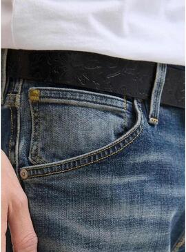 Pantaloni in denim scuro Jack and Jones Mike per uomo
