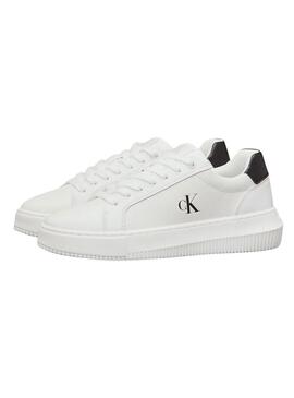 Sneakers Calvin Klein Jeans Classic Cupsole bianche da donna.