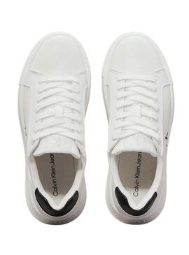 Sneakers Calvin Klein Jeans Classic Cupsole bianche da donna.