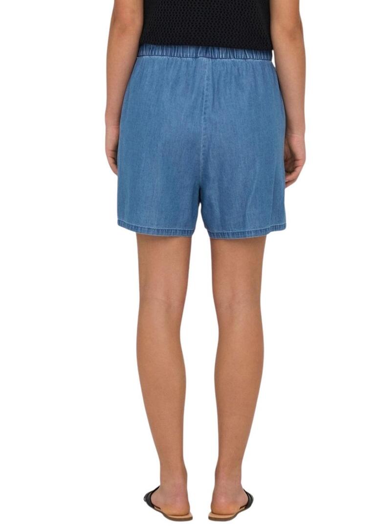 Solo Bermuda Only Bea in denim per donna.