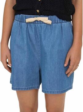 Solo Bermuda Only Bea in denim per donna.