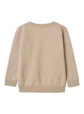 Felpa Name It beige per bambina e bambino.