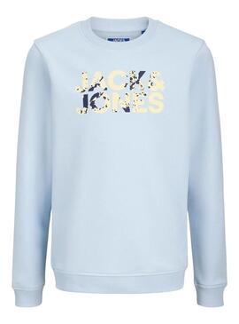 Felpa Jack and Jones Styd blu chiaro per bambino.