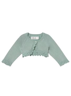 Giacca Mayoral in tricot verde basica per bambini