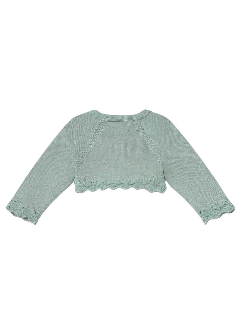 Giacca Mayoral in tricot verde basica per bambini