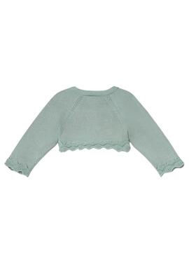 Giacca Mayoral in tricot verde basica per bambini